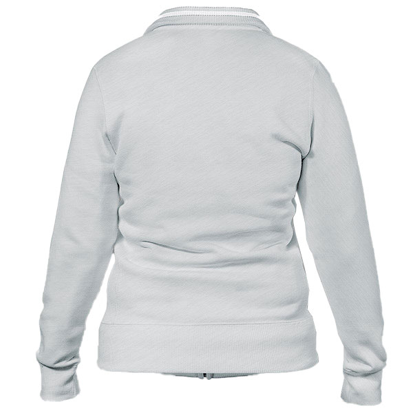 Sudadera Personalizada Cremallera Rayas Mujer Trasero